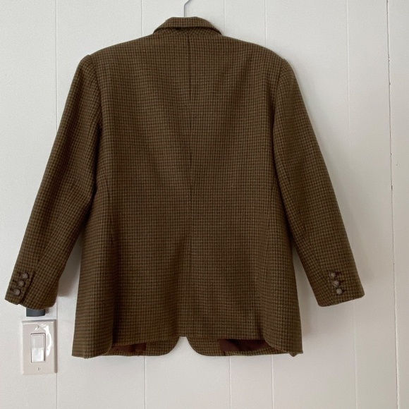 Alia Petites houndstooth wool blend lined jacket size 14P excellent condition - Picture 2 of 12